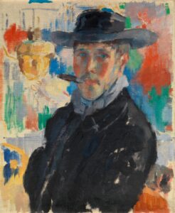 Zelfportret met sigaar (1913)
